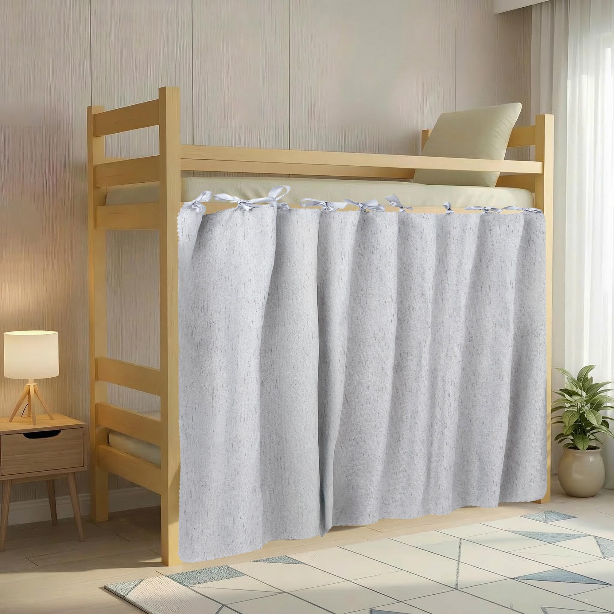 Calm&Cozy Bunk Bed Curtain — Blackout Privacy for Bottom Bunks