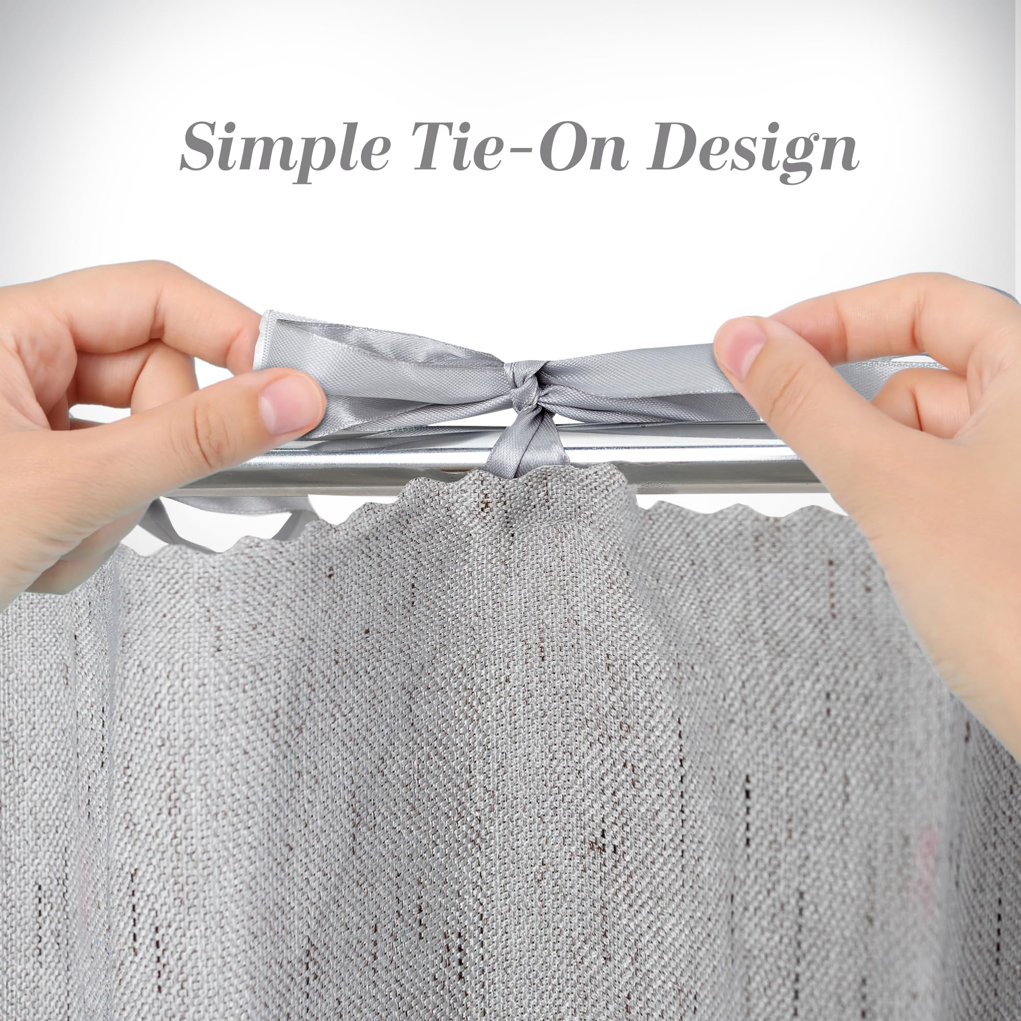 Calm&Cozy Bunk Bed Curtain — Blackout Privacy for Bottom Bunks