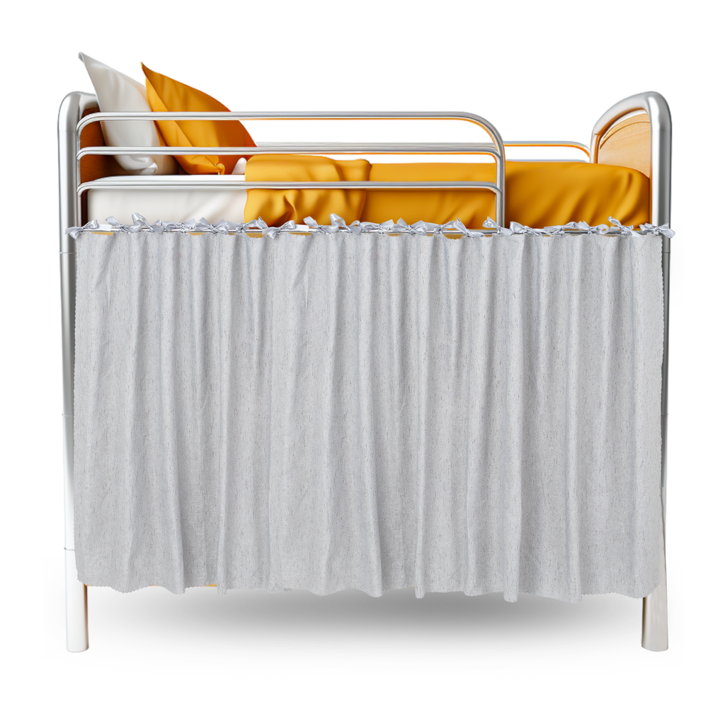 Calm&Cozy Grey bunk bed blackout curtain — grey variant photo #3